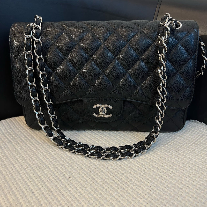 Chanel Classic Flap Jumbo, Double Flap Chain Bag, 14 Series