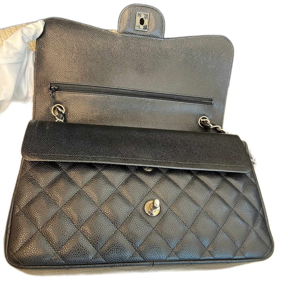 Chanel Classic Flap Jumbo, Double Flap Chain Bag, 14 Series