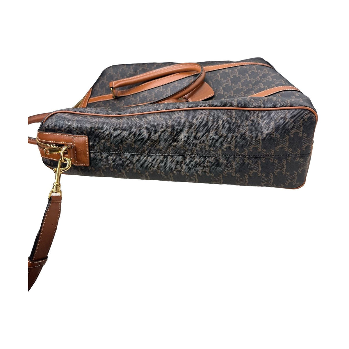 Celine Triomphe Monogram Boston Tote, Shoulder & Crossbody Bag, 2020