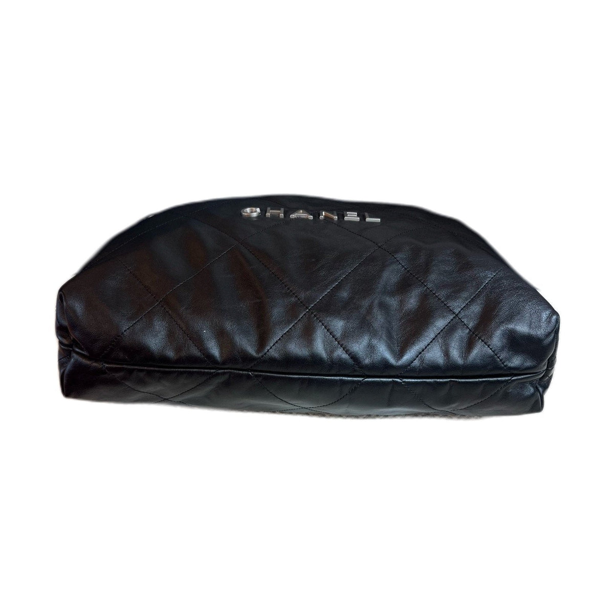 Chanel Black & Silver Medium 22Bag Shoulder Bag