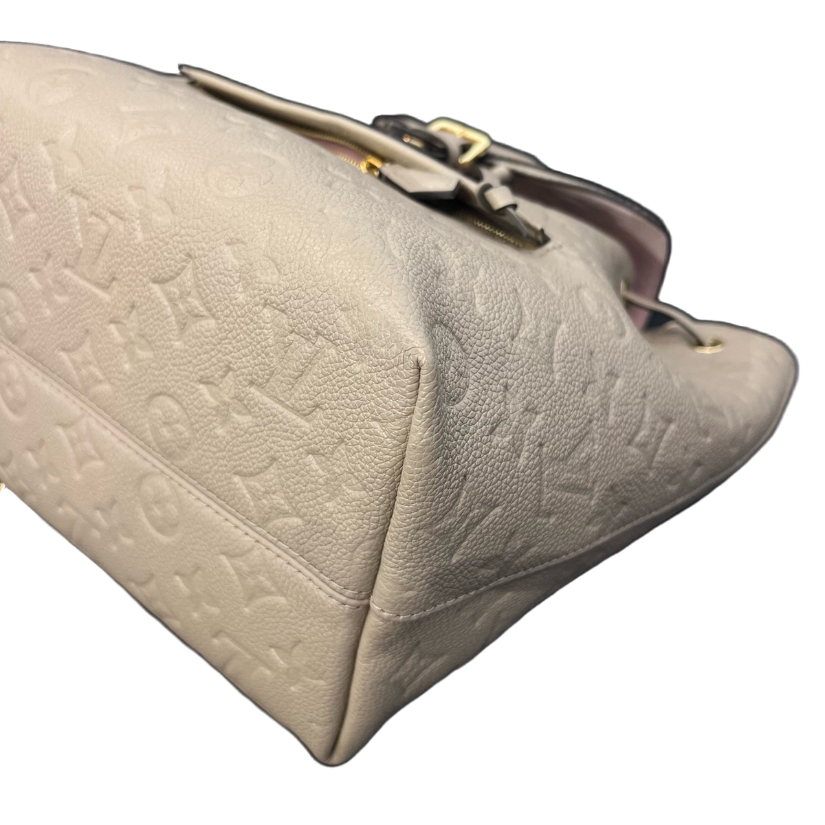 Louis Vuitton Montsouris Backpack, Elephant Grey, Chip Version