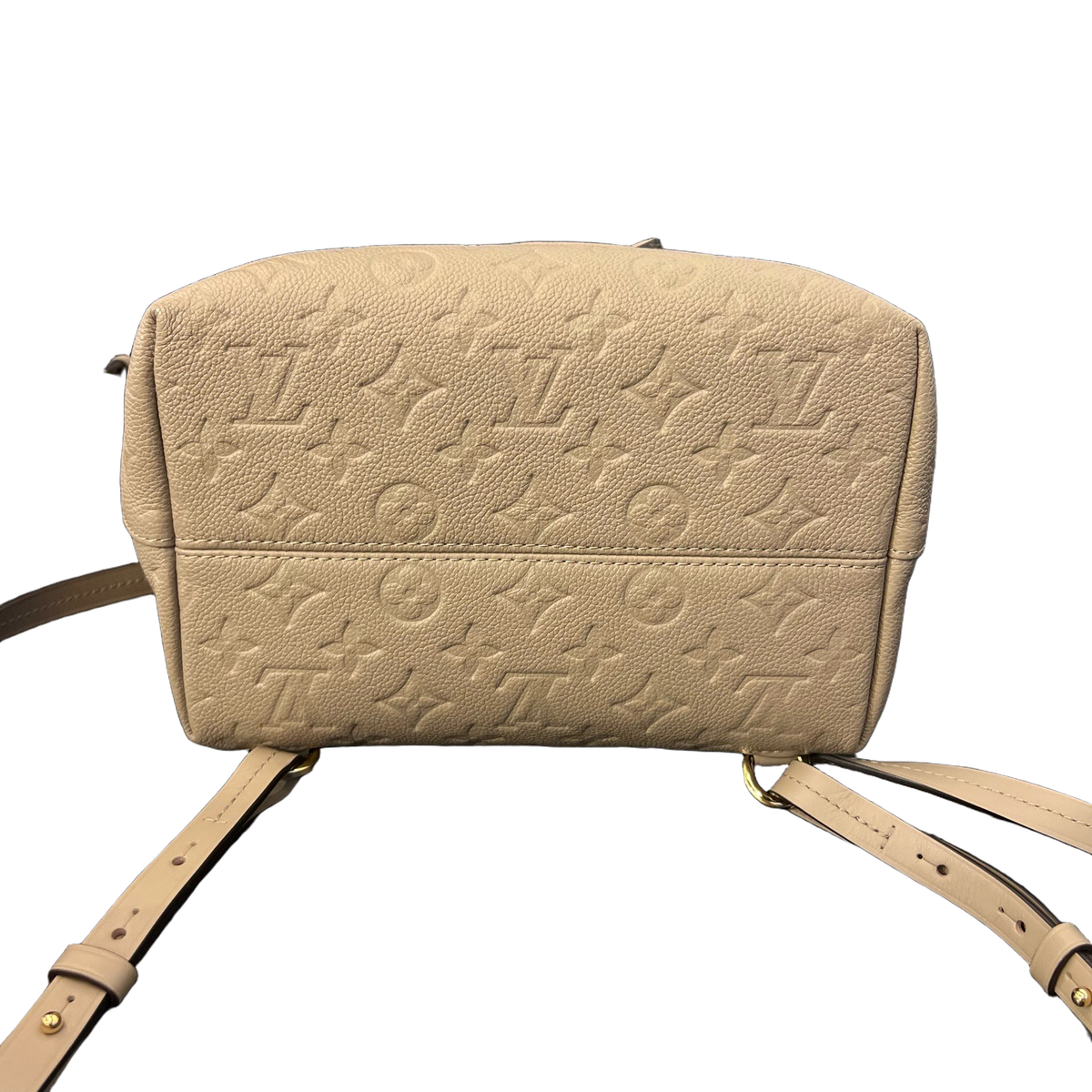 Louis Vuitton Montsouris Backpack, Elephant Grey, Chip Version