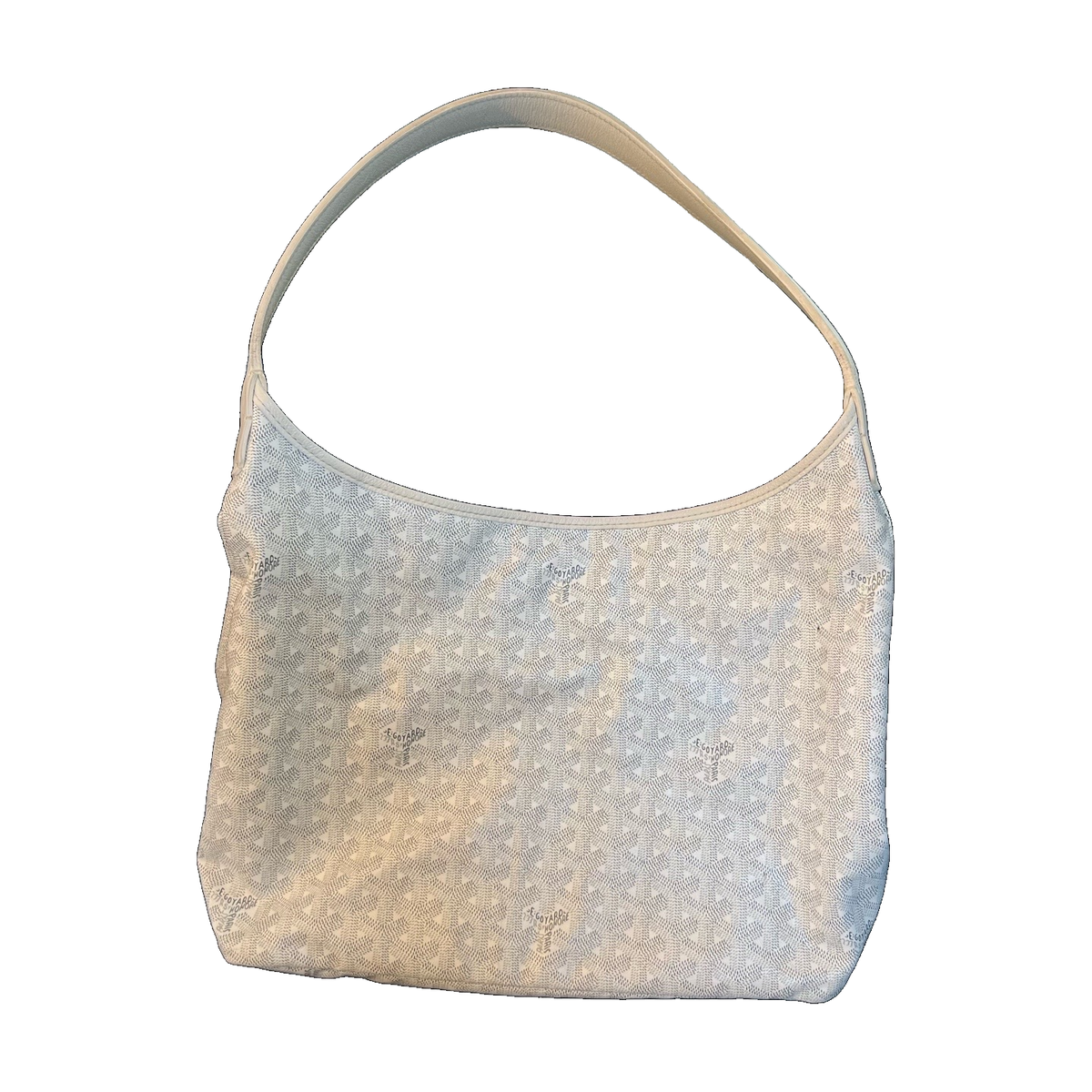 Goyard White Hobo Shoulder Bag, 2022