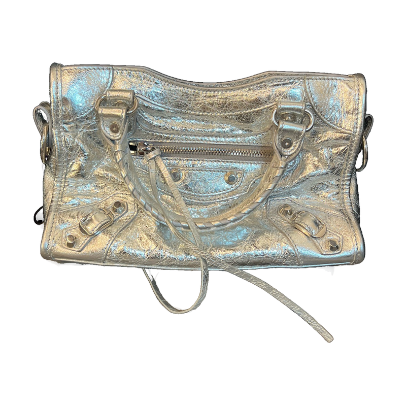 Balenciaga Mini City, Silver