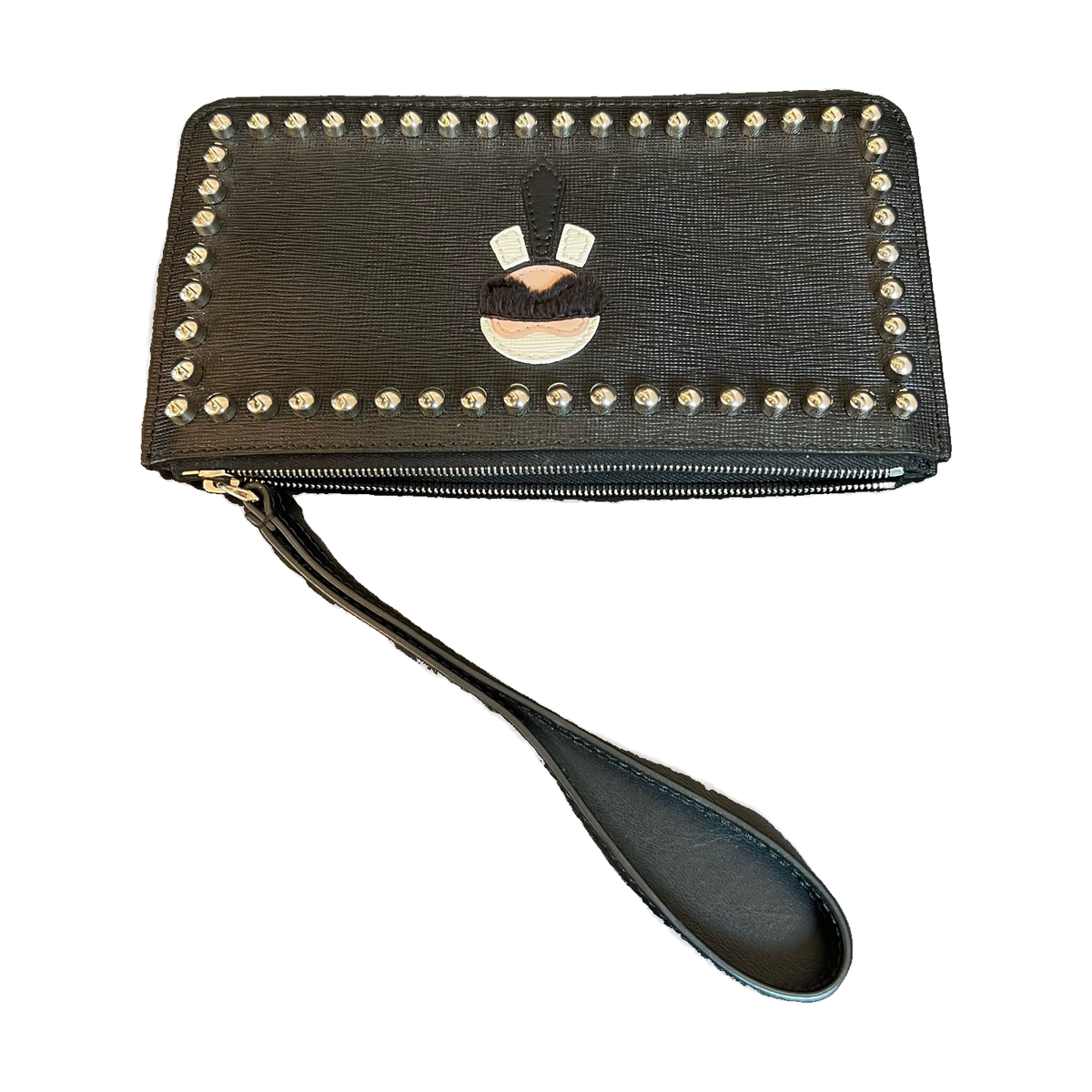 Fendi Karl Lagerfeld Studded Clutch
