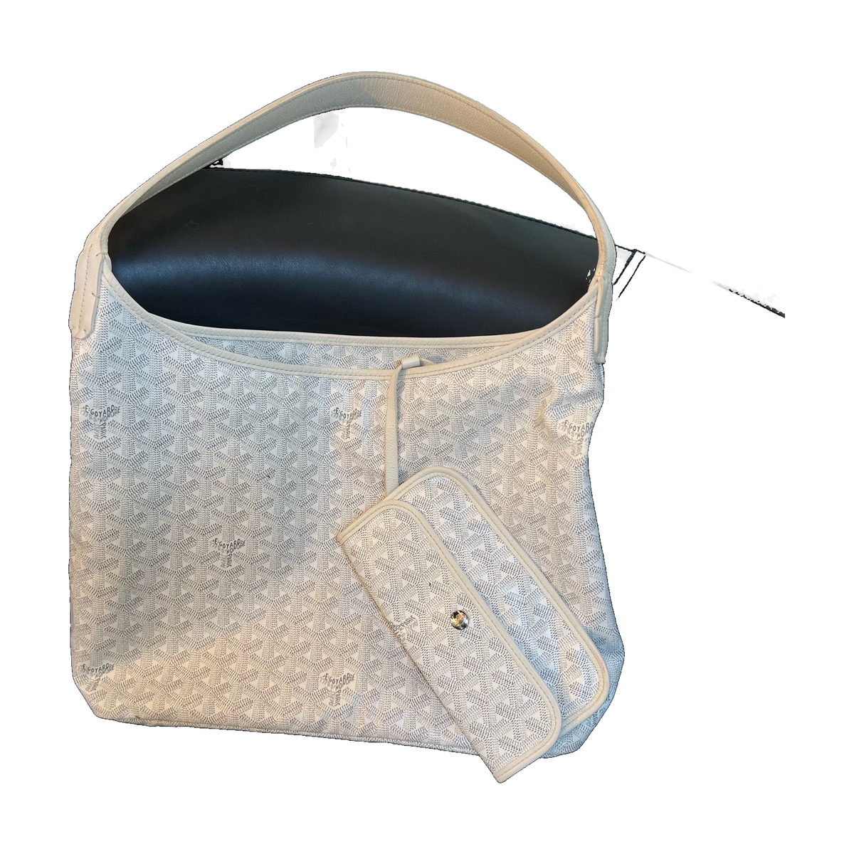 Goyard White Hobo Shoulder Bag, 2022