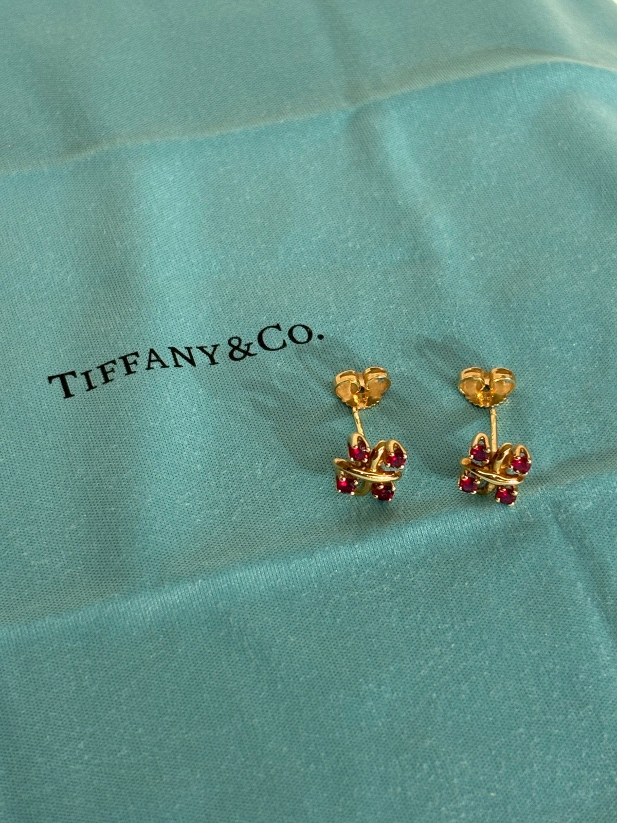 Tiffany & Co. Sixteen Stone Lynn Earrings, Diamond Studs