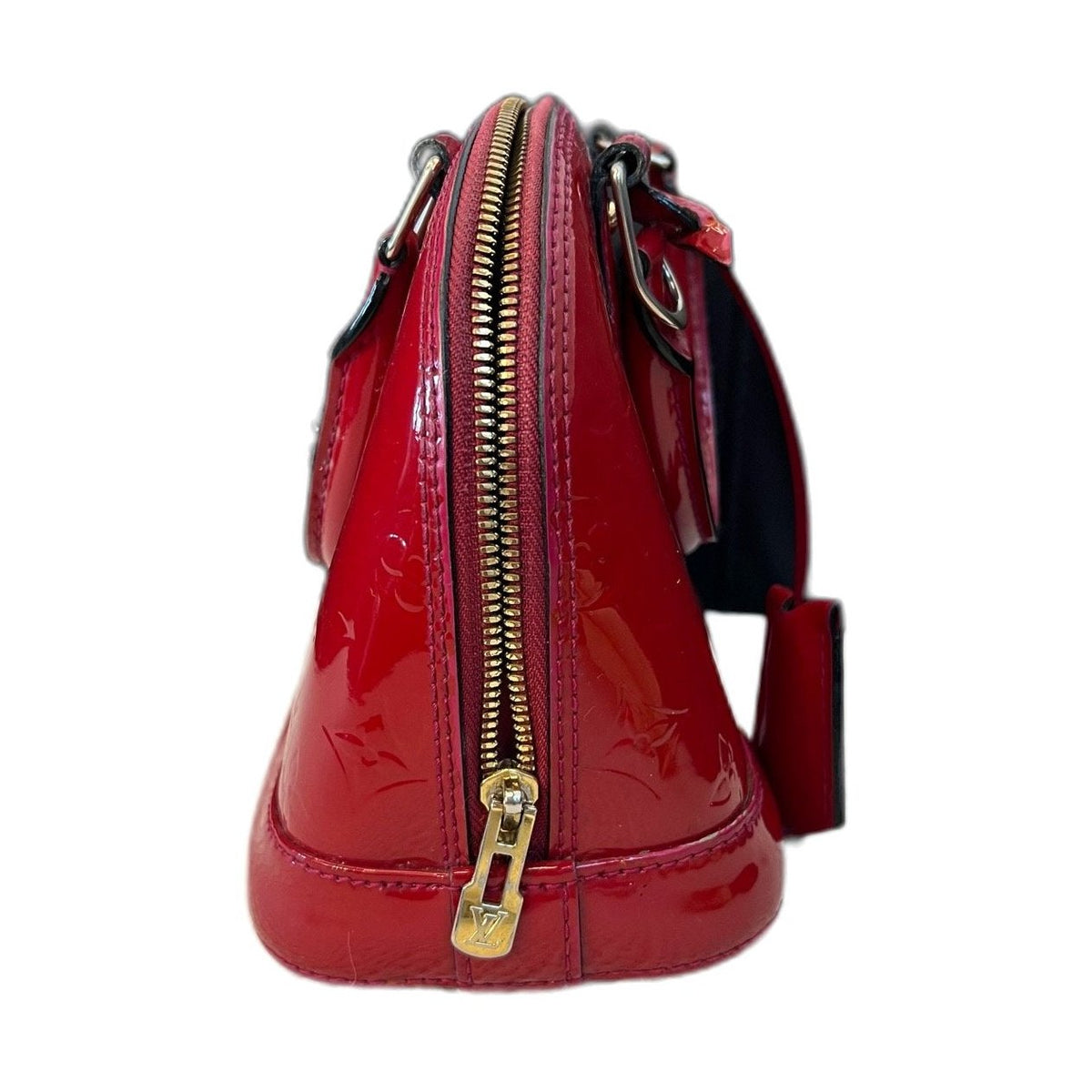 Louis Vuitton Alma BB Red Patent Leather Shell Bag, 2013
