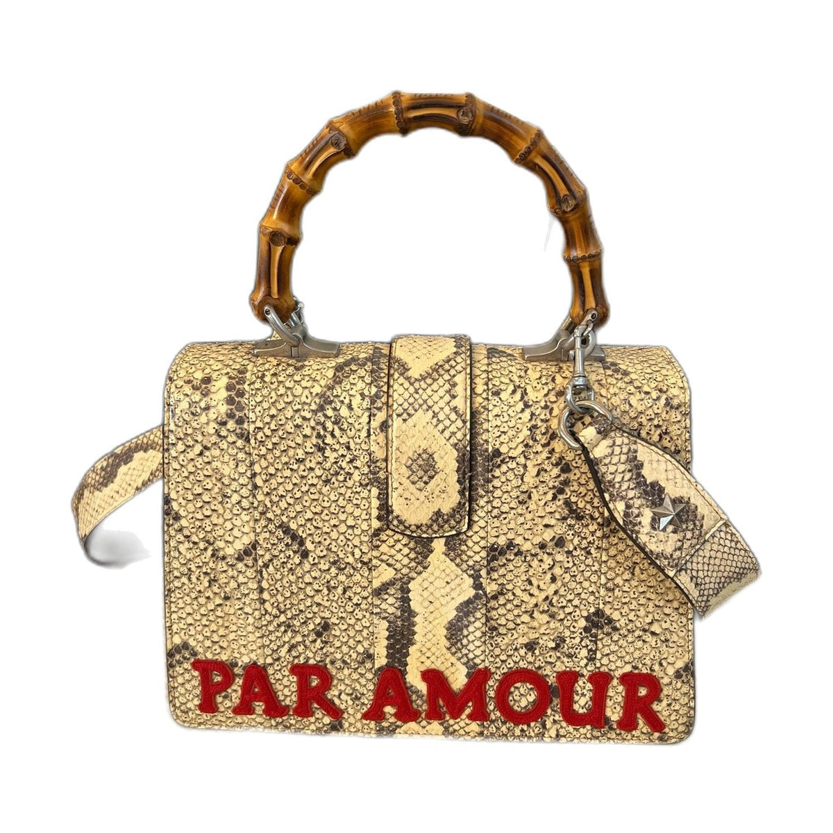 Gucci Valentine Limited Edition Bamboo Python Dionysus Bag, Black Label, Code A02