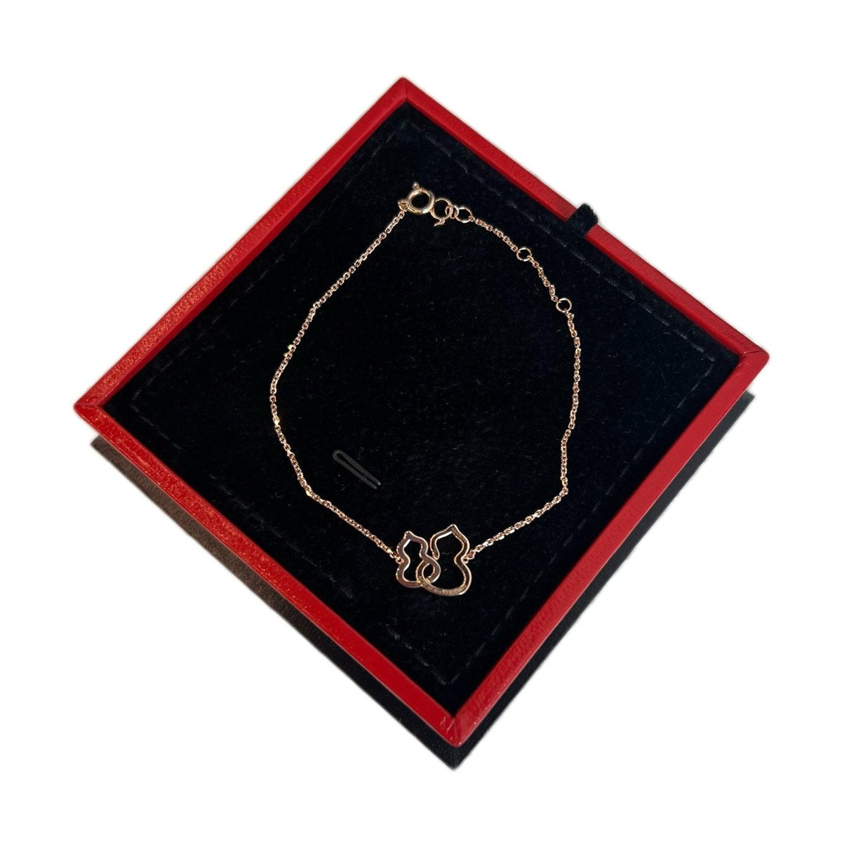 Qeelin Wulu Bracelet, 18K Gold with Diamonds, 1.577g, 2026