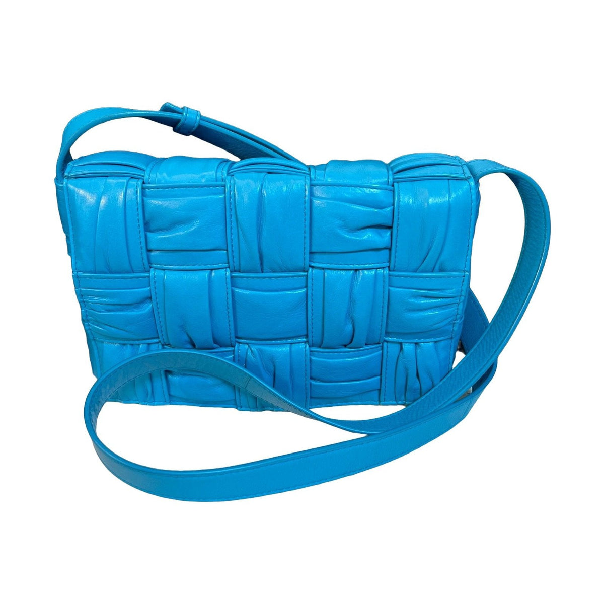 Bottega Veneta Cassette Intrecciato Shoulder Bag