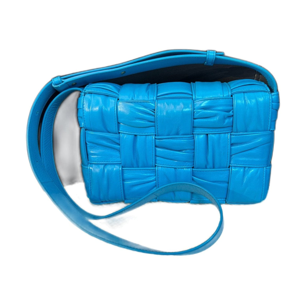 Bottega Veneta Cassette Intrecciato Shoulder Bag