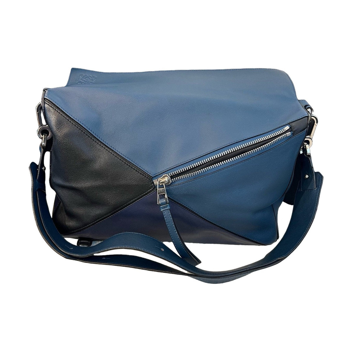 Loewe Puzzle Bag, Color Block, Base Length 36cm, 2019