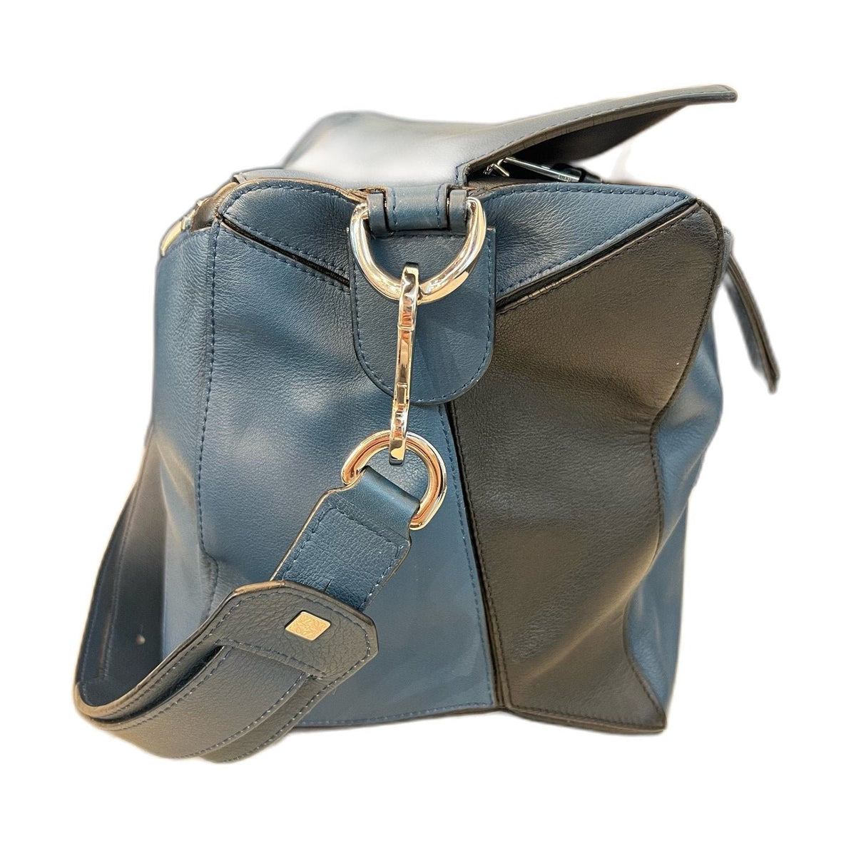 Loewe Puzzle Bag, Color Block, Base Length 36cm, 2019