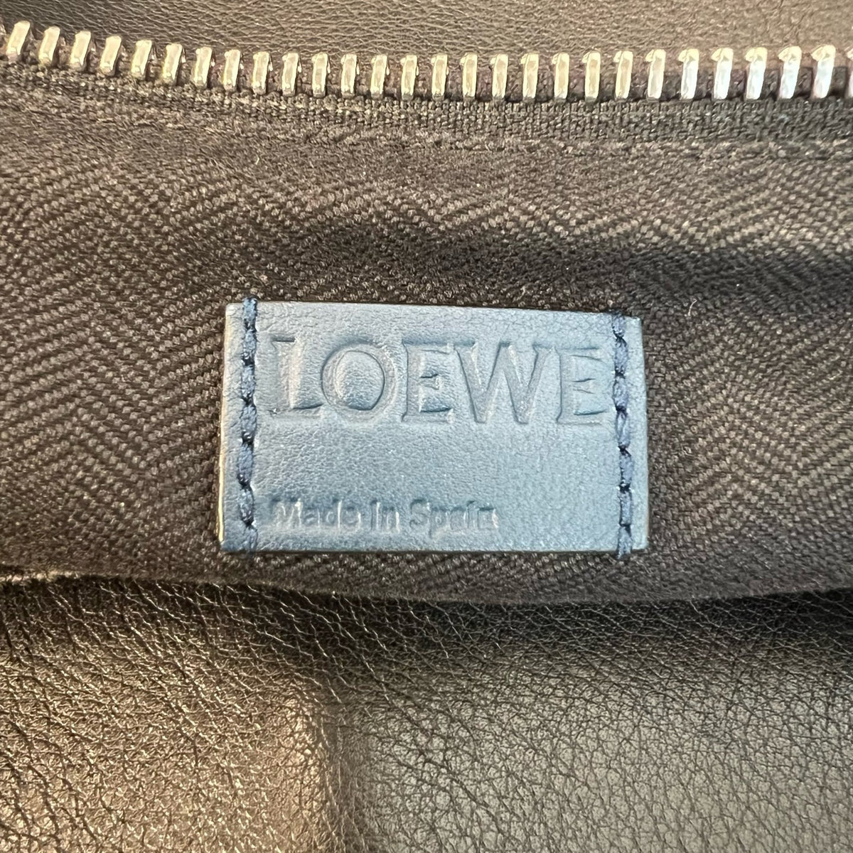 Loewe Puzzle Bag, Color Block, Base Length 36cm, 2019