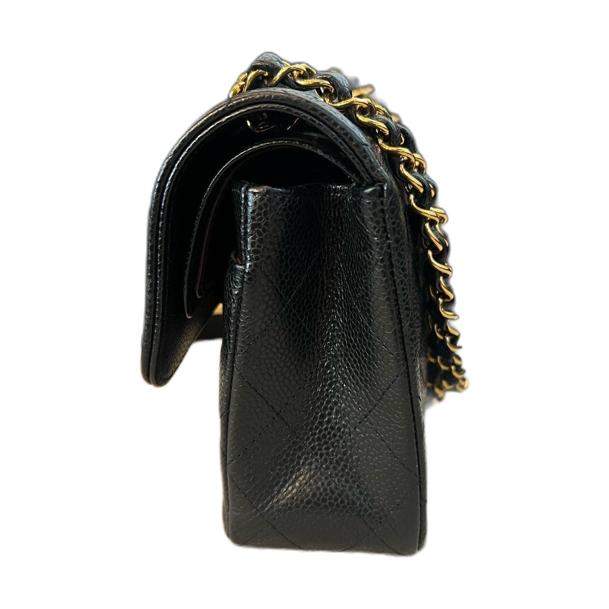Chanel Black & Gold Small Classic Flap, Shoulder & Crossbody Bag, 2023
