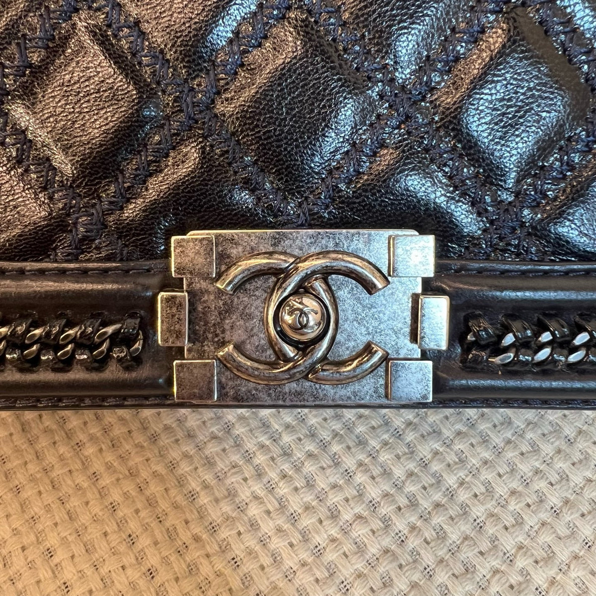 Chanel Small Boy With Top Handle