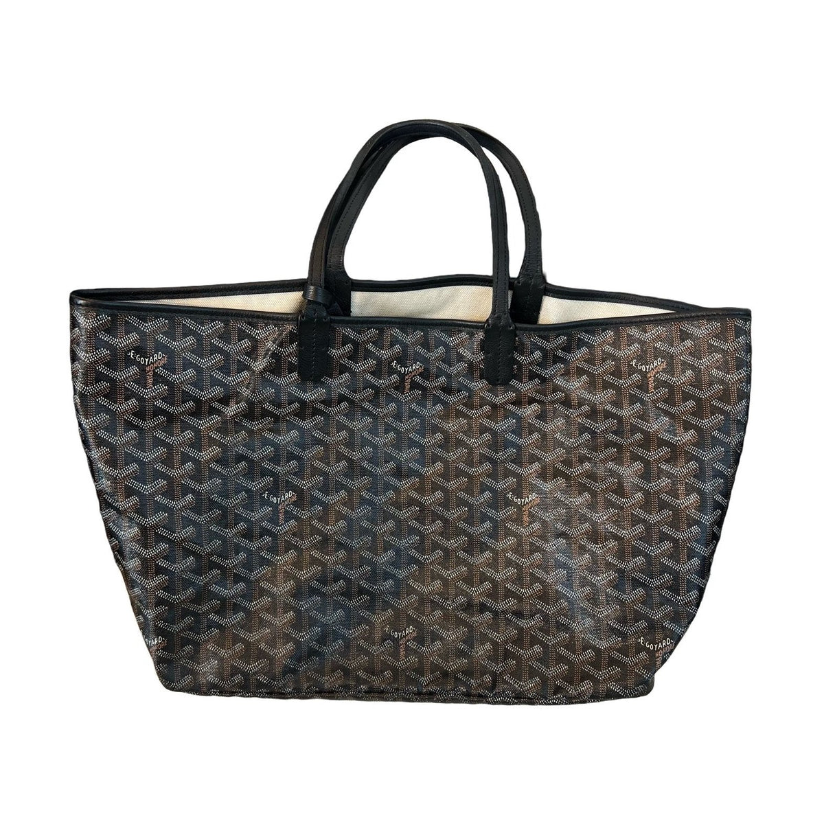 Goyard Saint Louis Tote PM, Black, With Pouch, 2017