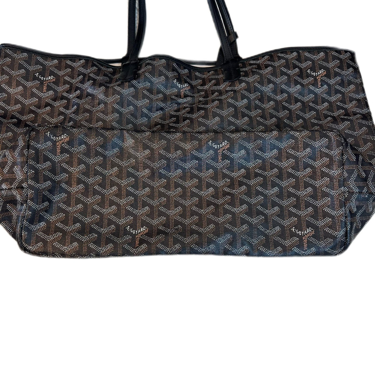 Goyard Saint Louis Tote PM, Black, With Pouch, 2017