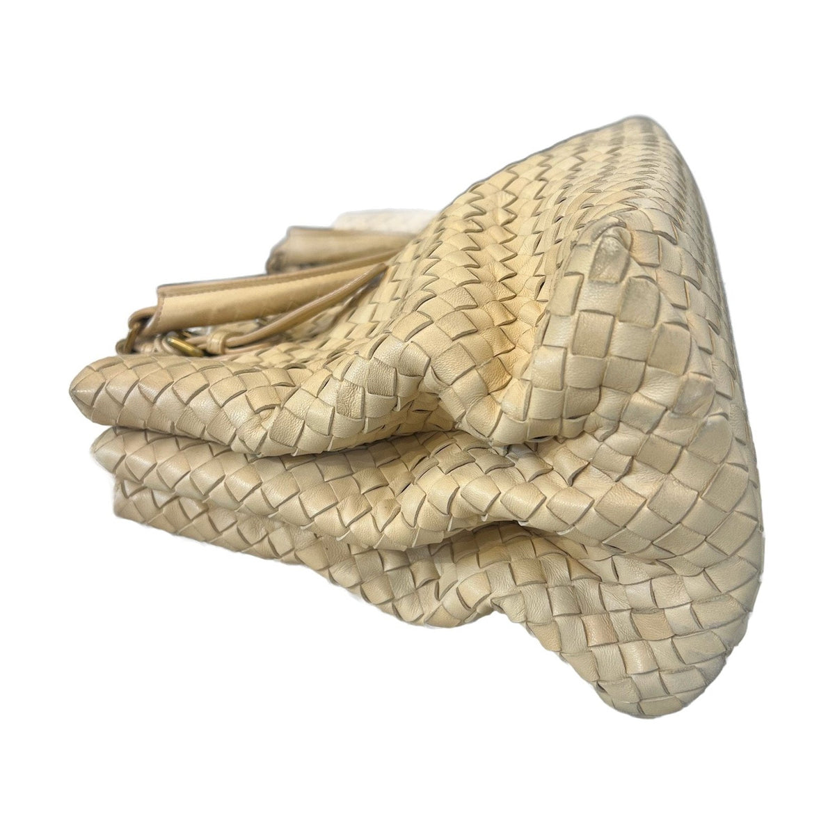 Bottega Veneta Classic Intrecciato Roma Large Bag, Yellow