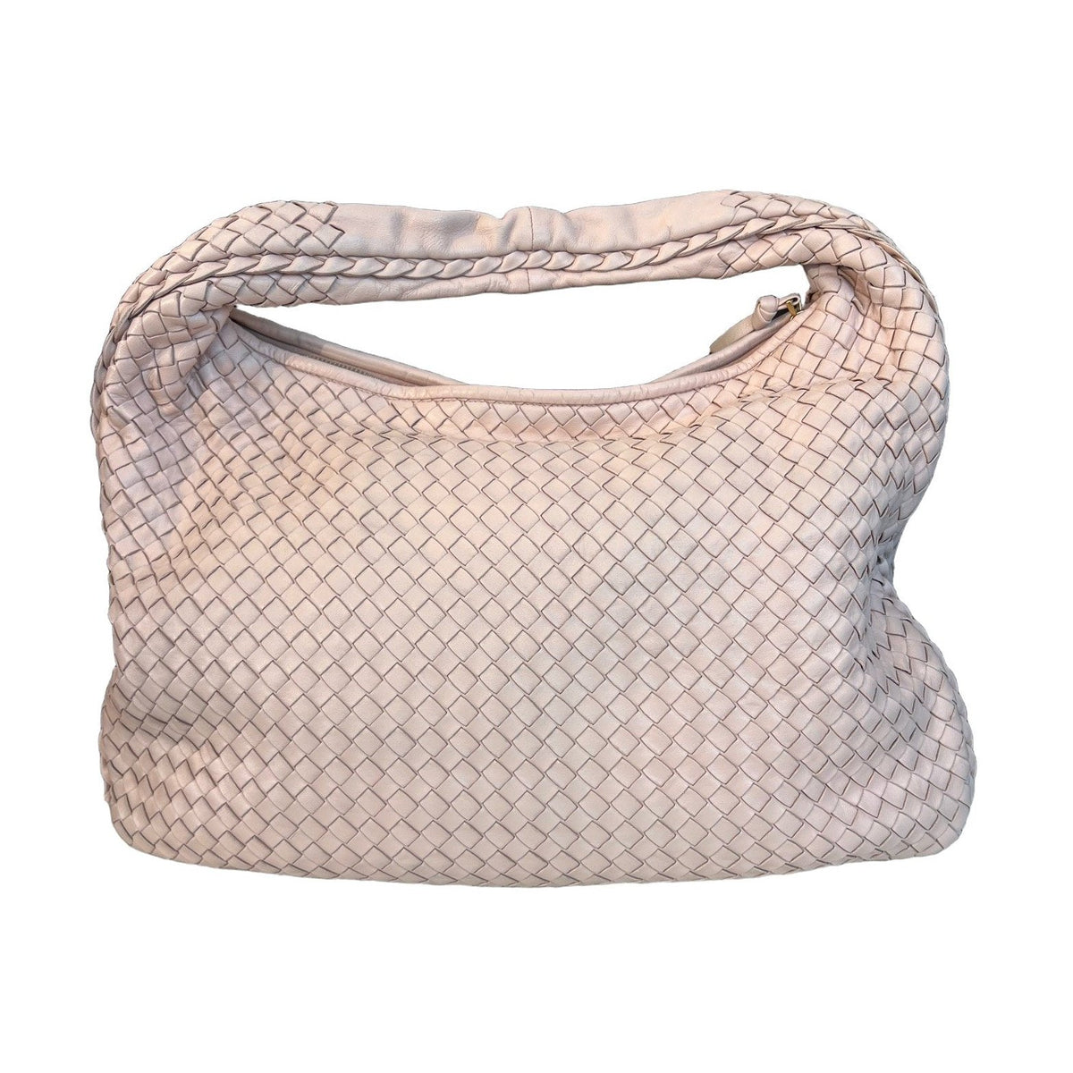 Bottega Veneta Intrecciato Andiamo Handbag, Pink