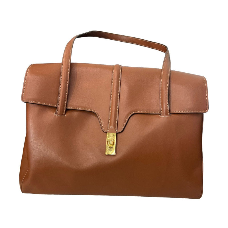 Celine Large Soft 16, Caramel Calfskin, Shoulder Bag, 2022