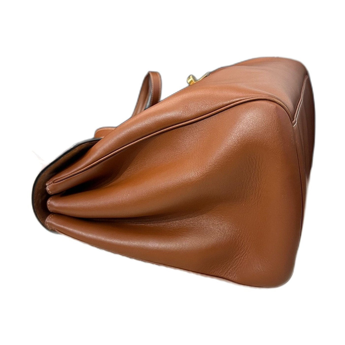 Celine Large Soft 16, Caramel Calfskin, Shoulder Bag, 2022
