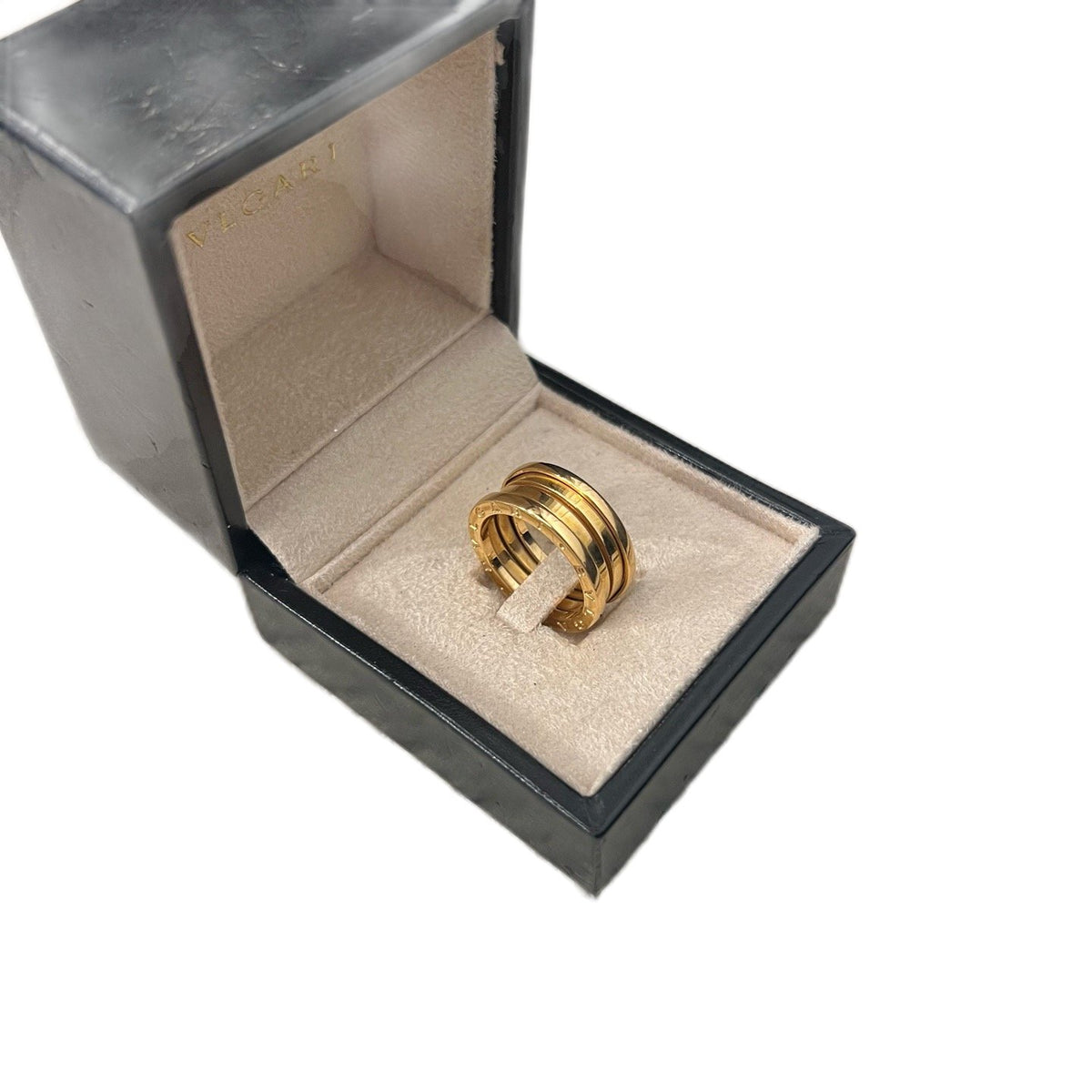 Bvlgari B.Zero1 Three Band Ring, Rose Gold, Size 56