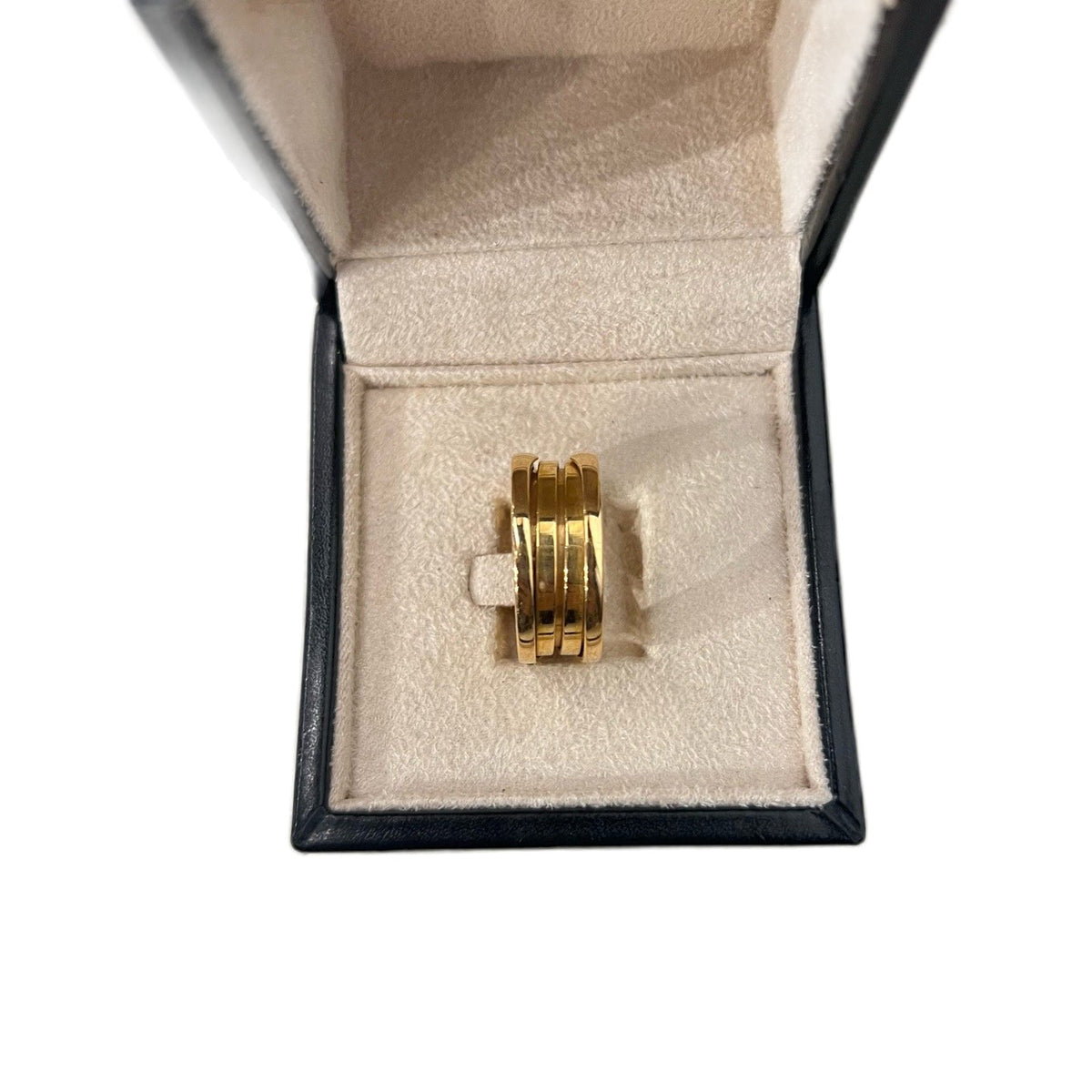 Bvlgari B.Zero1 Three Band Ring, Rose Gold, Size 56