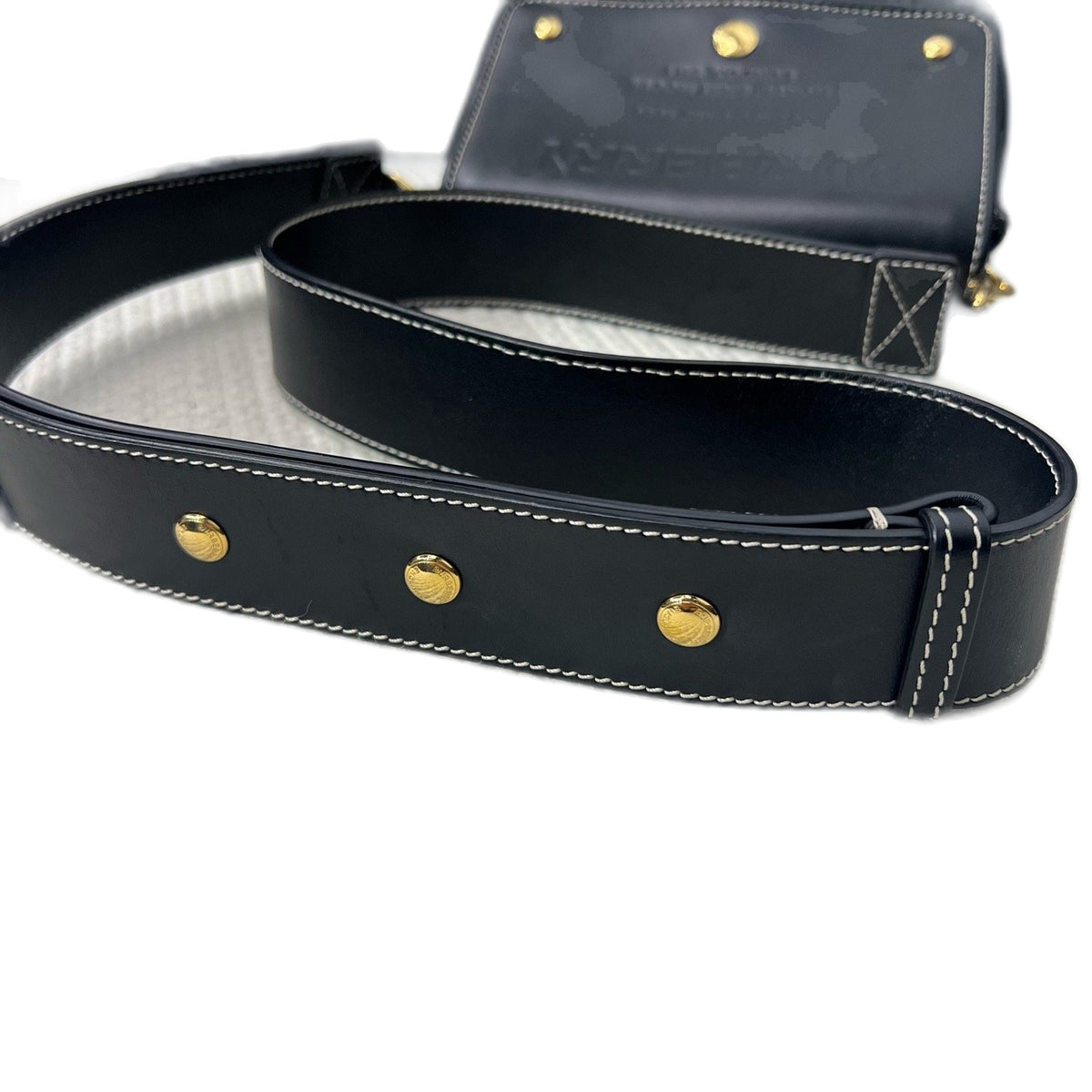 Burberry Black Calfskin Box Bag, Thick Strap Version