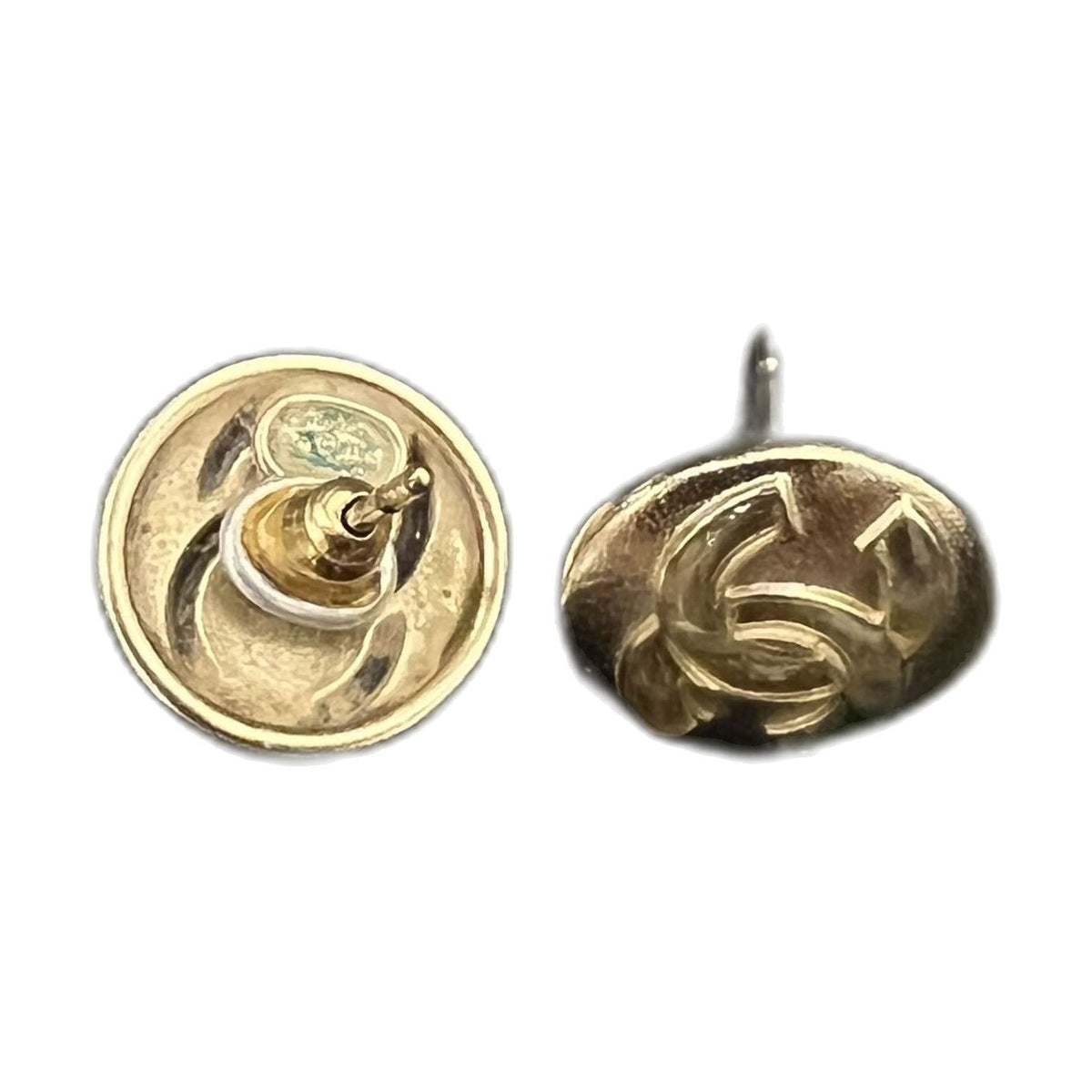 Chanel Classic Double C Clip-On Earrings
