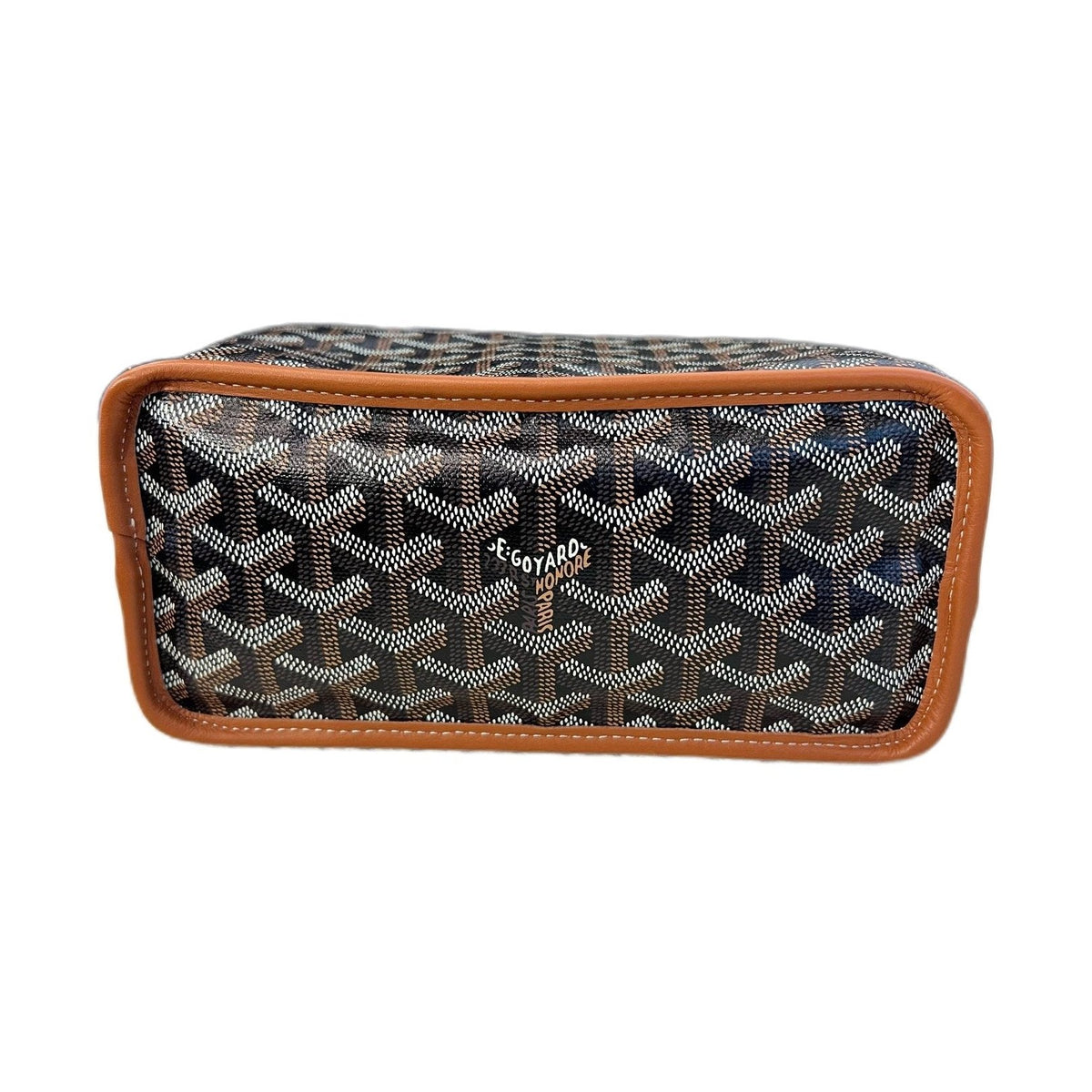 Goyard Anjou Mini Tote Bag, Brown Reversible, 2018