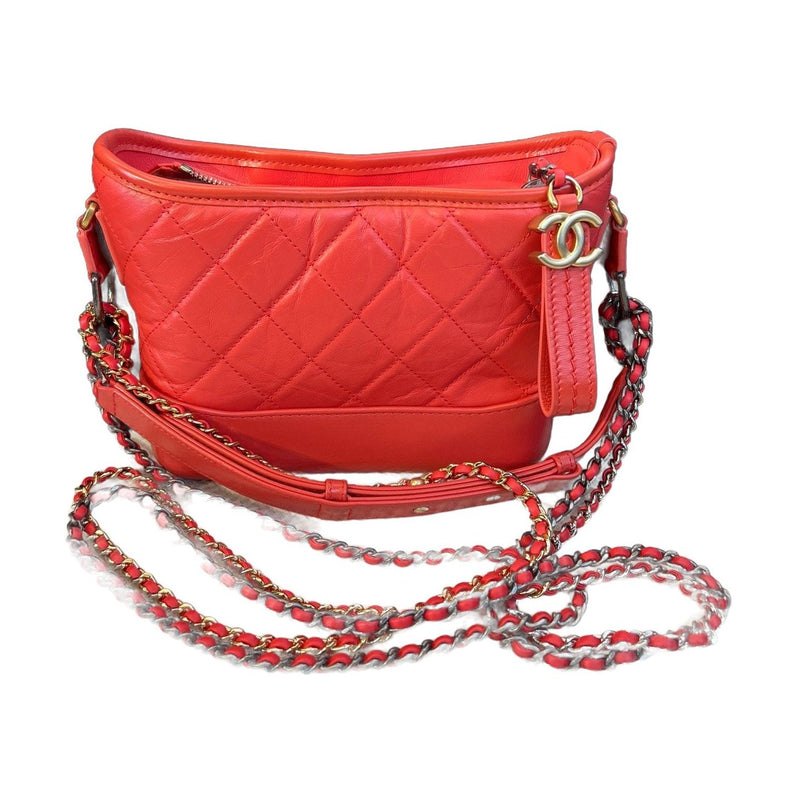Chanel Coral Pink Small Gabrielle, Shoulder & Crossbody Bag, Series 26