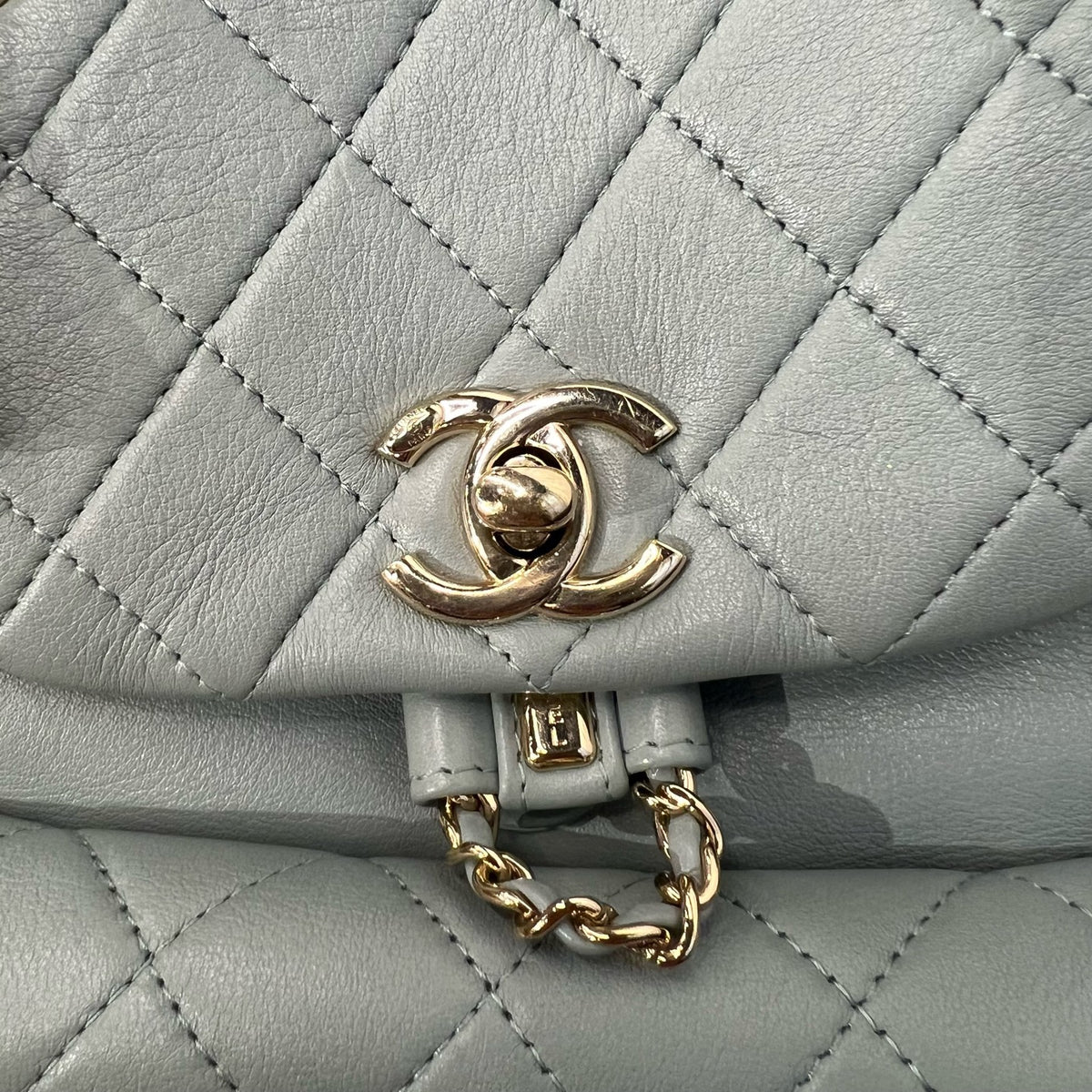 Chanel Duma Small Backpack, Grey, Gold Hardware, 23C