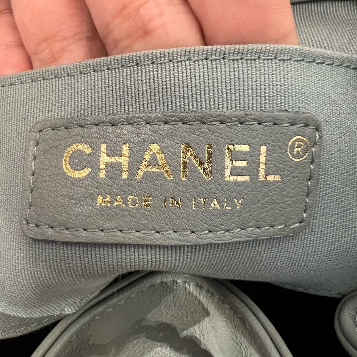 Chanel Duma Small Backpack, Grey, Gold Hardware, 23C