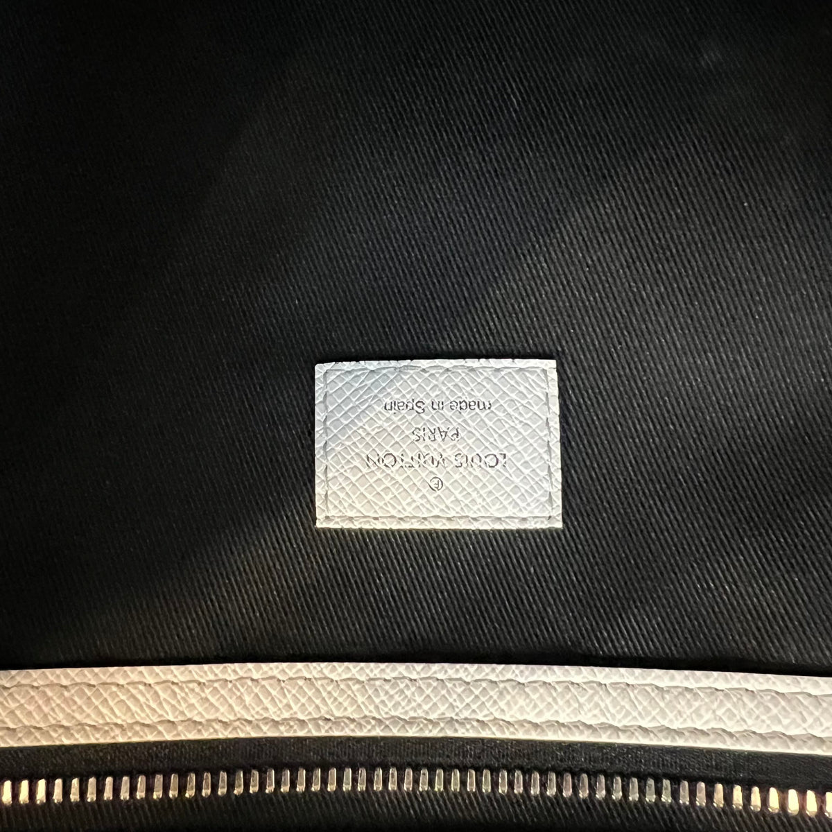 Louis Vuitton White Monogram Weekend Tote Briefcase, Chip Version