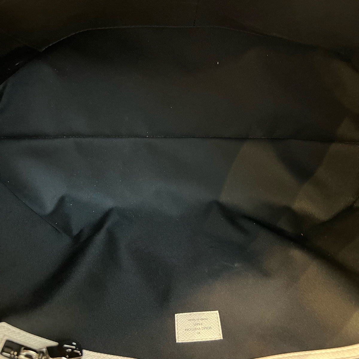 Louis Vuitton White Monogram Weekend Tote Briefcase, Chip Version