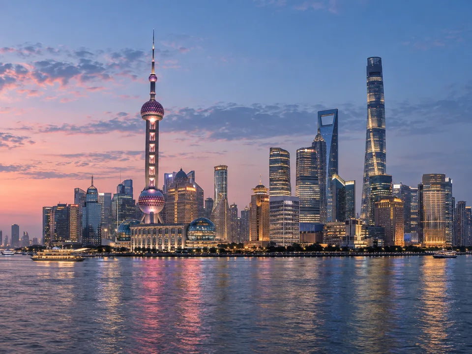 SHANGHAI skyline illustration